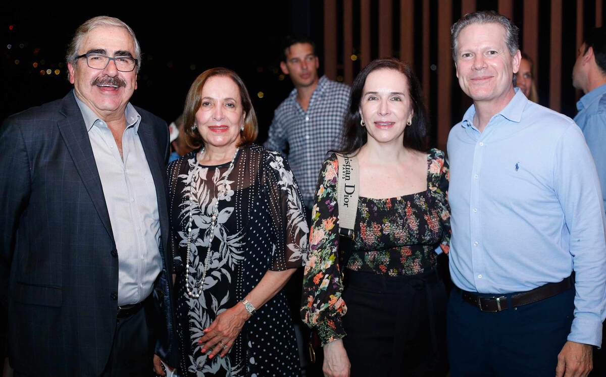 Benjamín Clariond, María de Lourdes Domene de Clariond, Ninfa López de Jaime y Bernardo Jaime