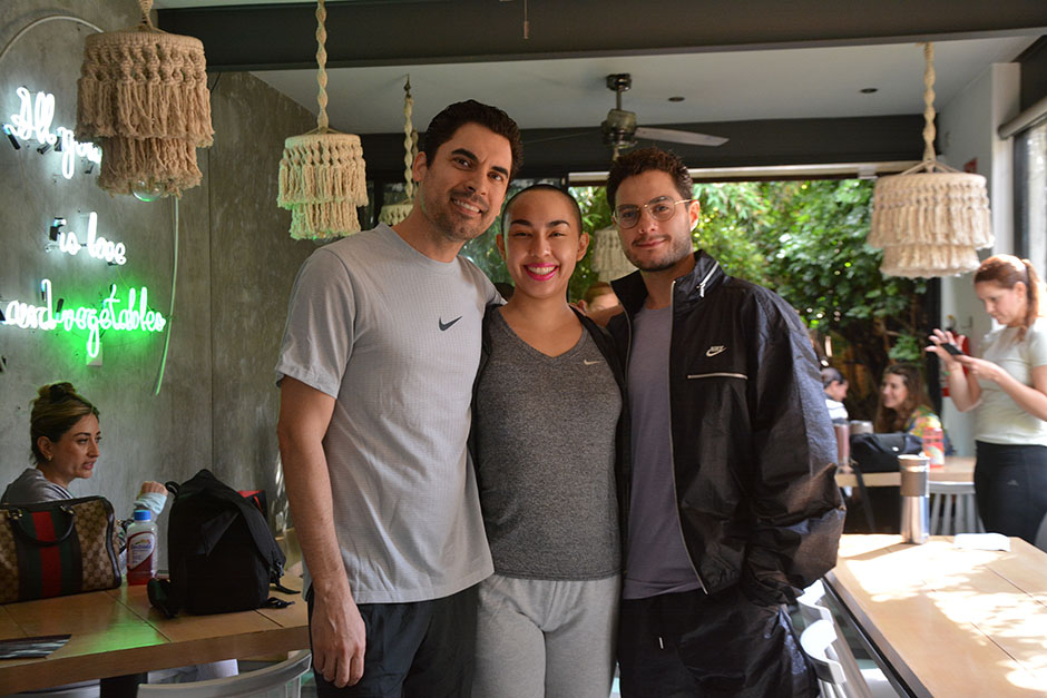 Diego Fernández del Valle, Karla Betancourt y Alberto Magno