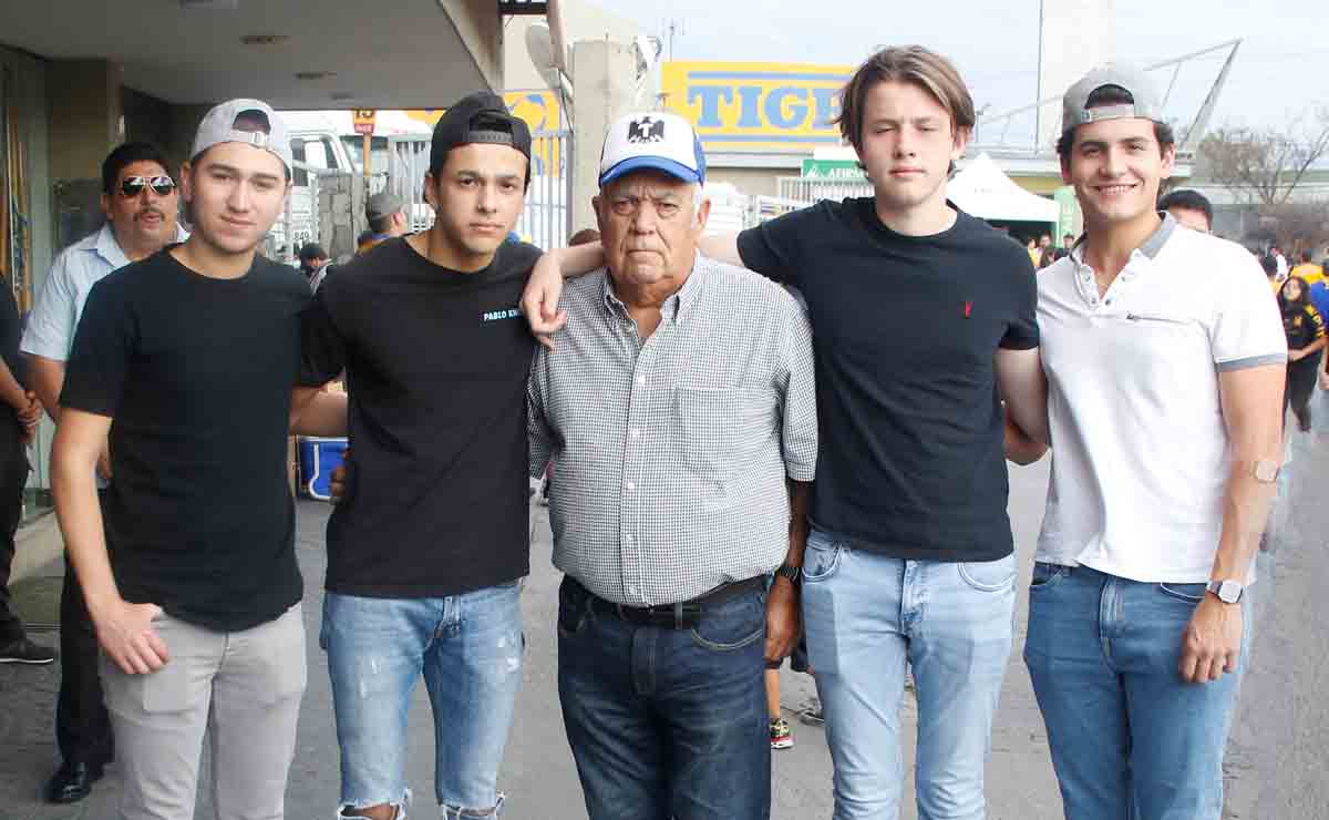 Eugenio Jaime, Eugenio Treviño, Ricardo González, Santiago Treviño y Federico Zorrilla / Fotos: Antonio Mireles