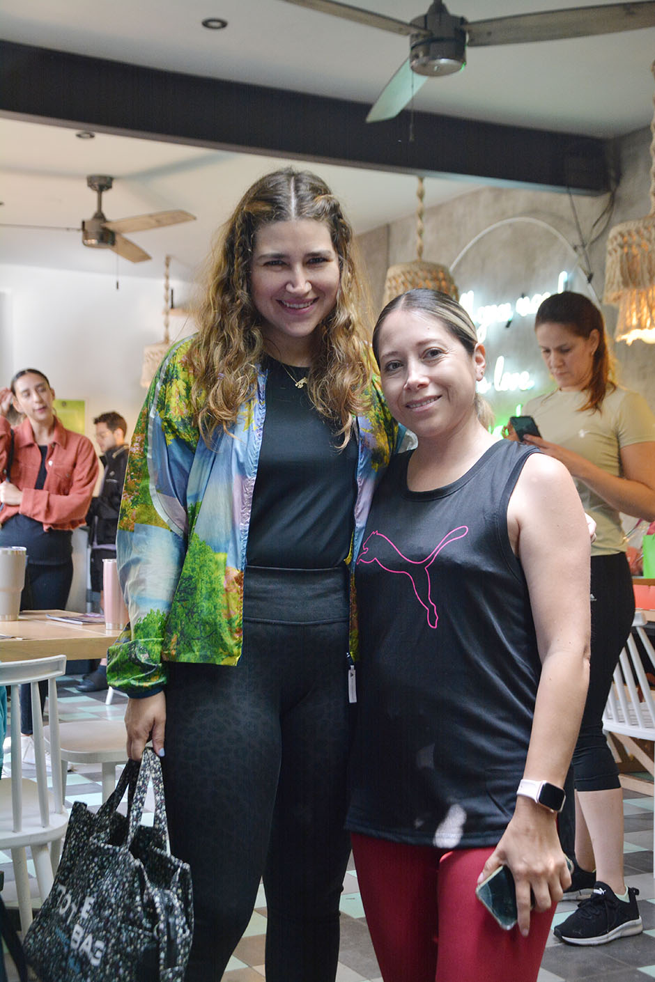 Lulys Vega y  María Fernanda Spin