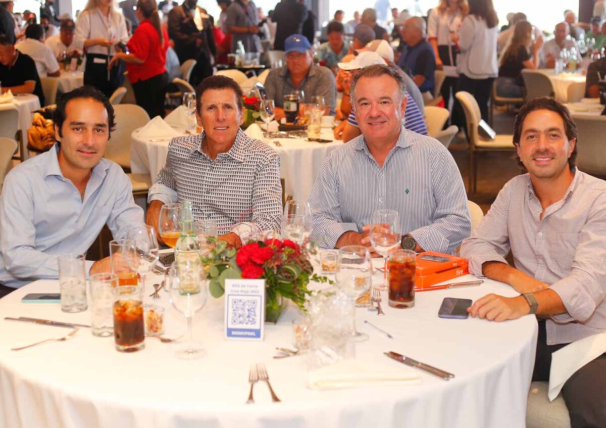 Memo Guajardo, Ricardo Kalife, Óscar Tijerina y Pedro Califa
