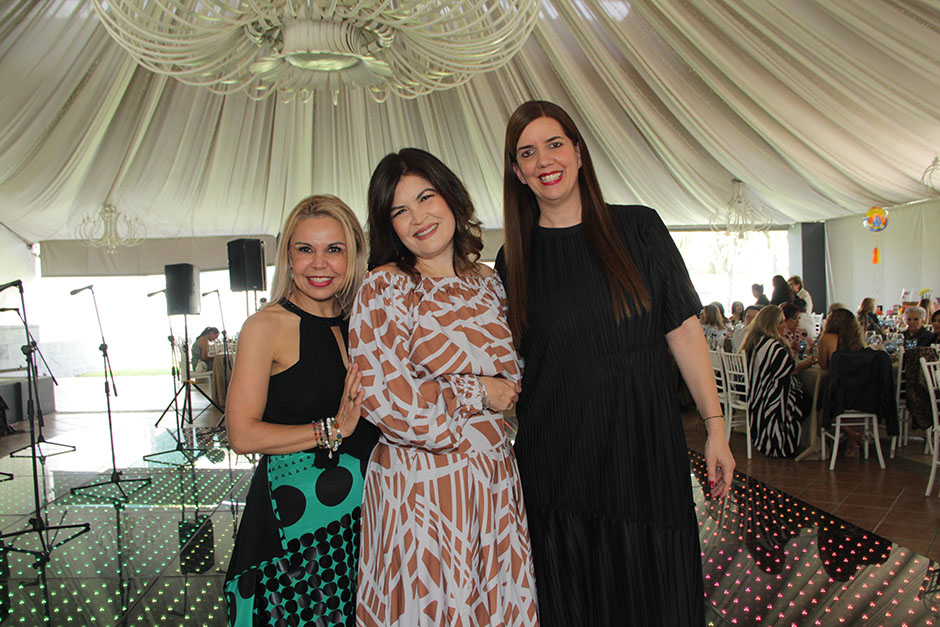 Mónica Martín del Campo, Rocío Bullara y Mary Tony Gallardo.