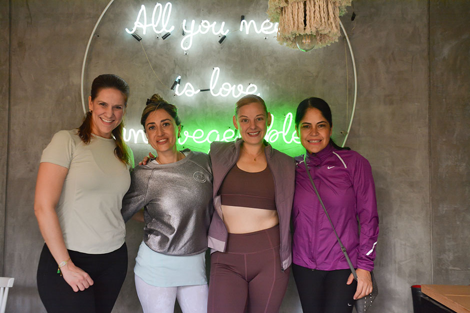 Paulina Becerra, Paola Tejeda, Gina Pérez Poiré y Claudia Chávez