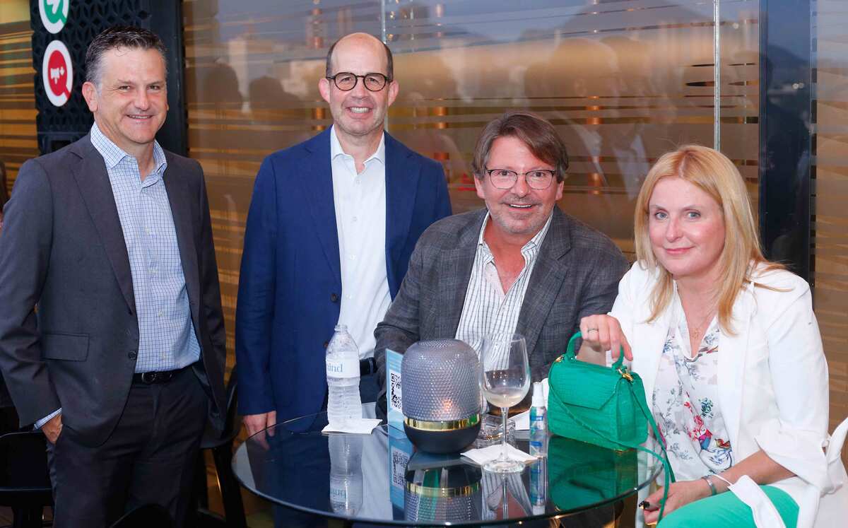 Roberto Zambrano, Stefan Fernández, Erich Meyer y Fabiola Garza