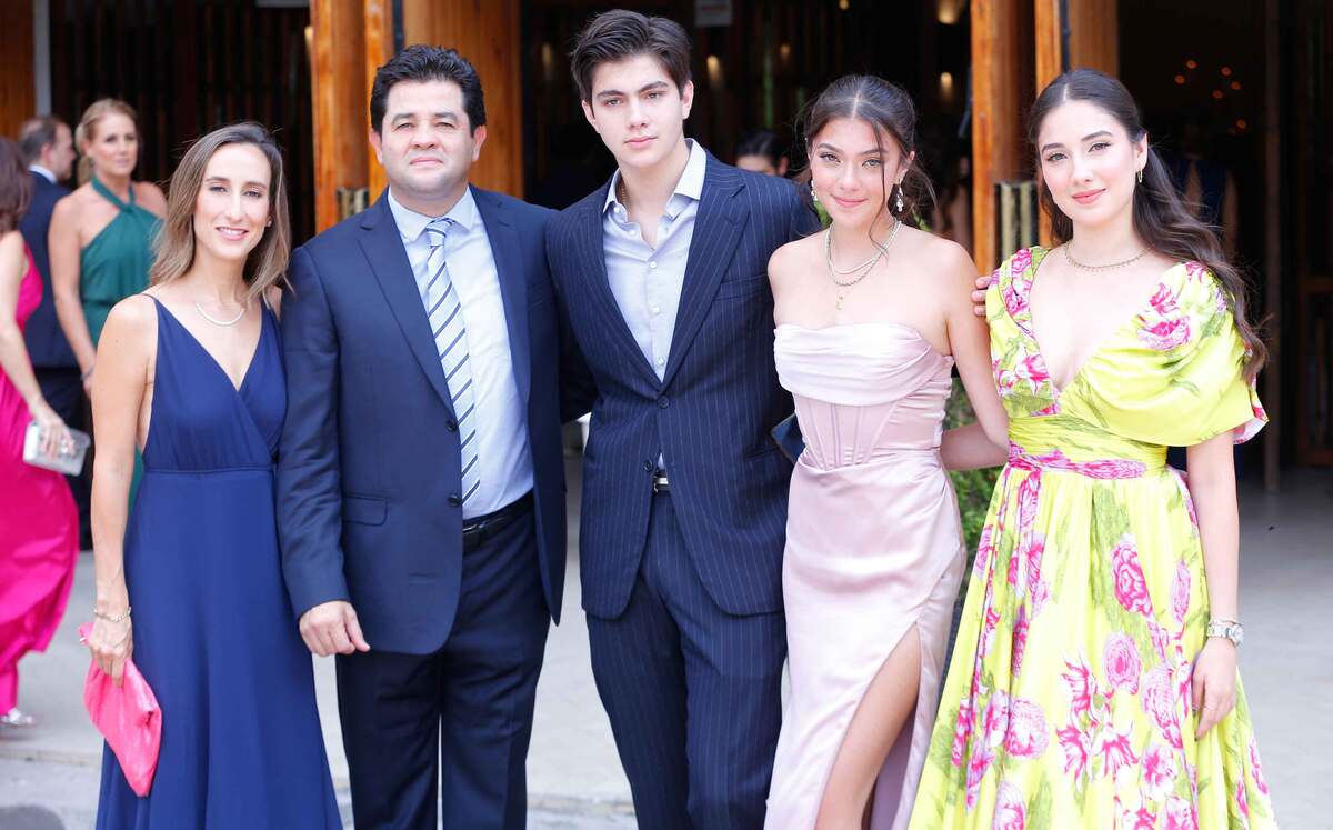 Sofía Garza, Marcelo Préstamo, Marcelo Préstamo, Isabella Préstamo y Paulina Préstamo