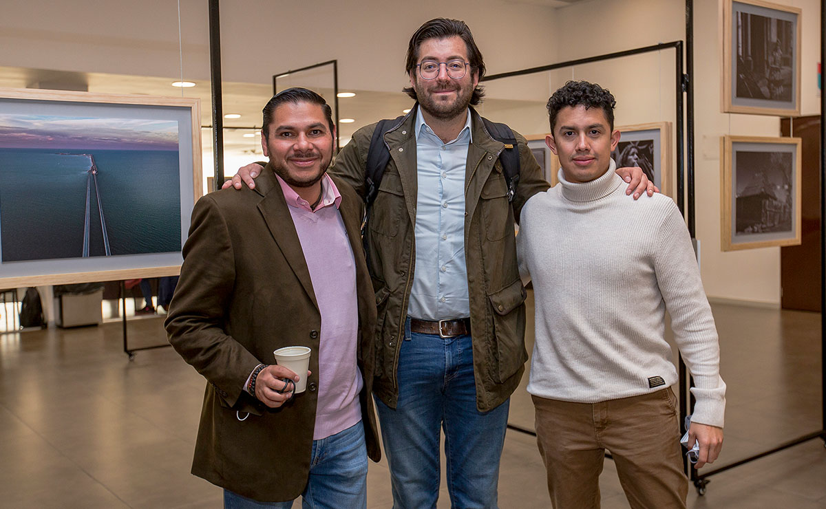 Benjamín Aguilar, Octavio Mena y Enrique Balderas