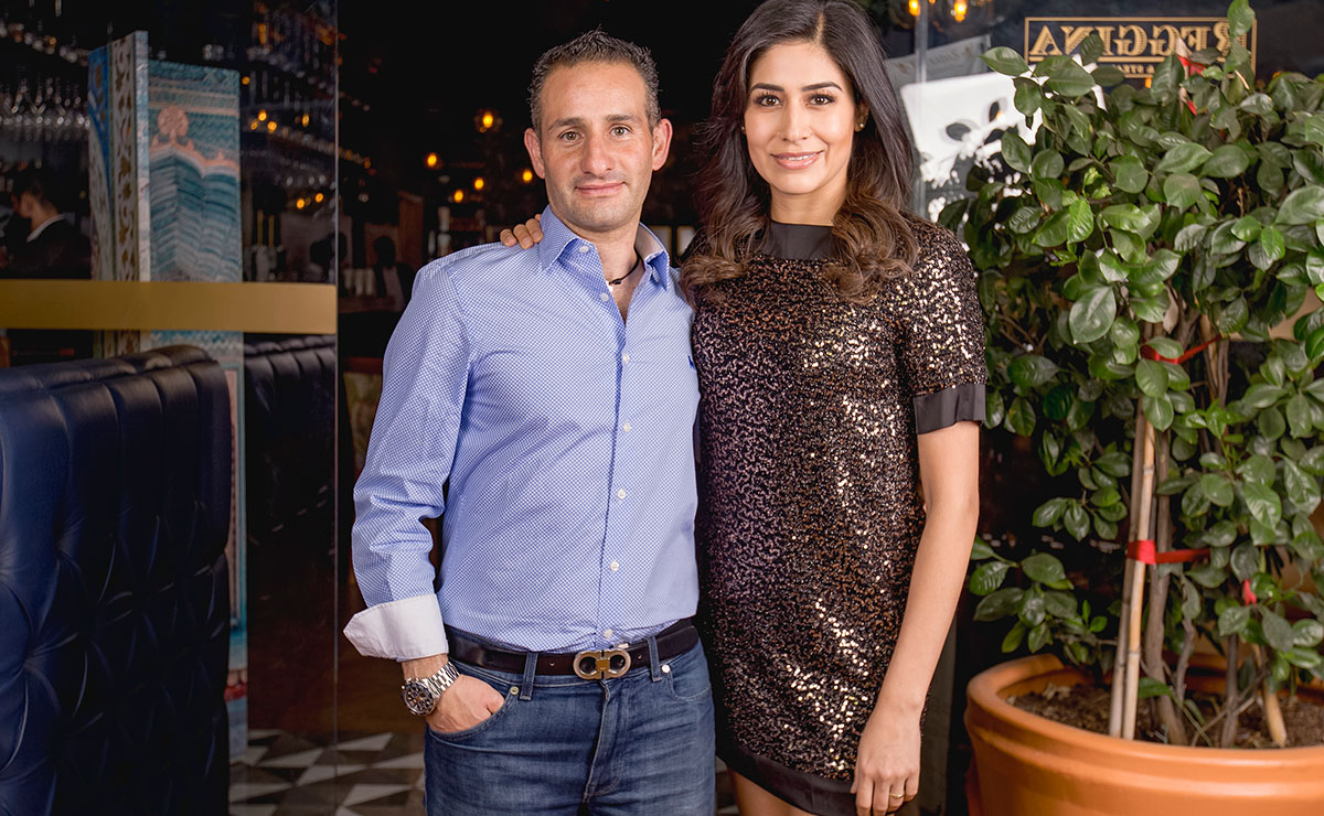 Jorge Camacho y Pamela Nava