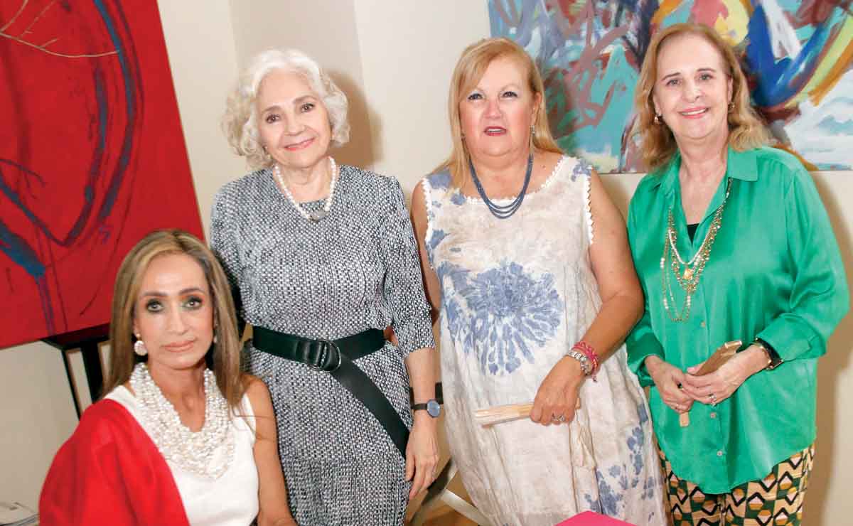 Alexandra Castro, Yolanda Garza, Delia Salinas y  Claudia de Parás / Fotos: Antonio Mireles
