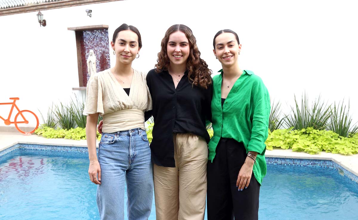 Ángela, Rosarín y Esther