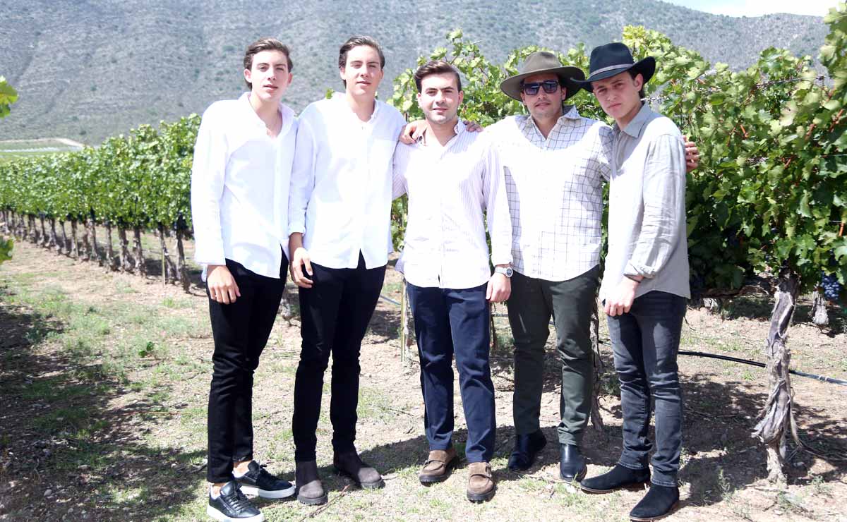 David, Leo, Juan Carlos, Jorge y Arturo