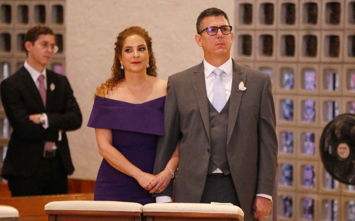 Papás de la novia. Gabriela Santos de Elizondo y Ricardo Elizondo