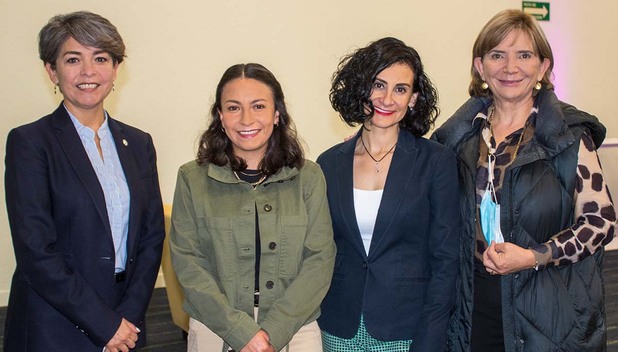 Alicia Ángeles, Diana García, Giselle Rentería y Rosario Ramírez