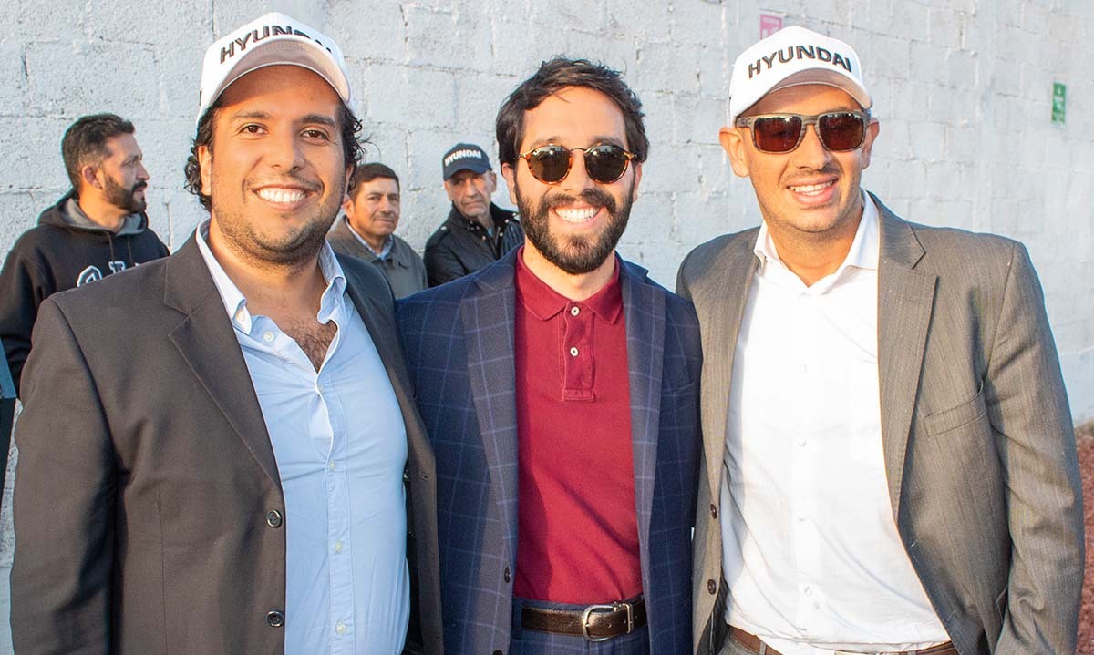 Edgar García, Santiago Mejía y Luis Felipe Ramírez