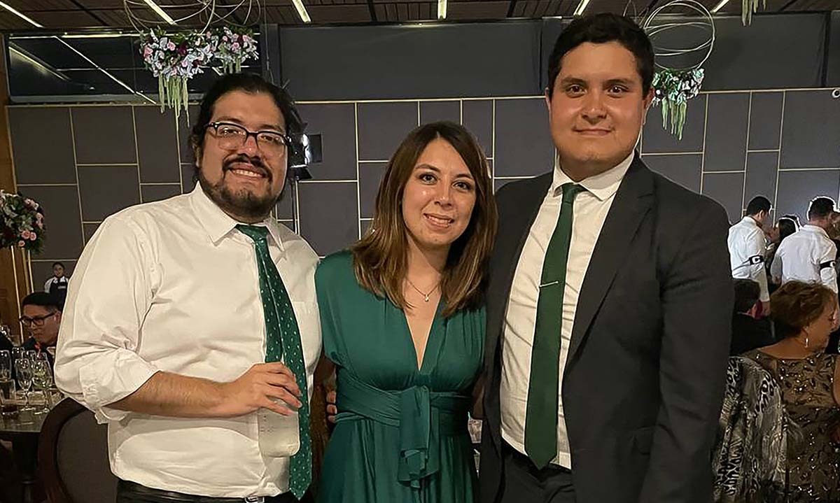 Miguel Gómez, Carmen Camacho y Hanniel Camacho