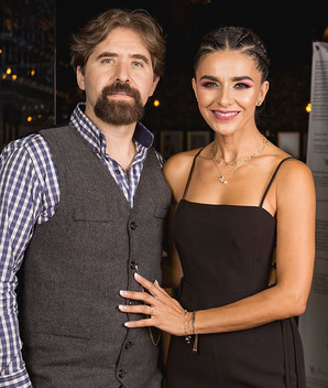 Diego Muleiro y Erandi Villagrán