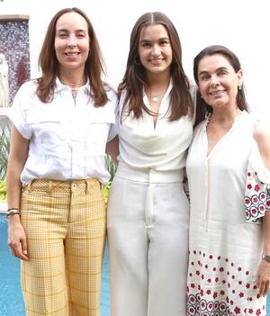 Rosario, Luisa y Martha