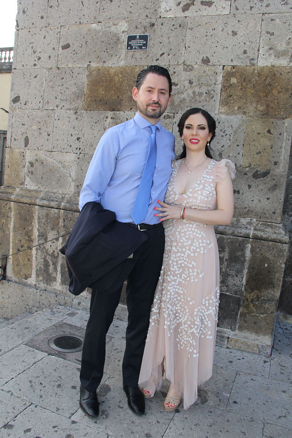 Andrés Valencia y Laura Carbajal