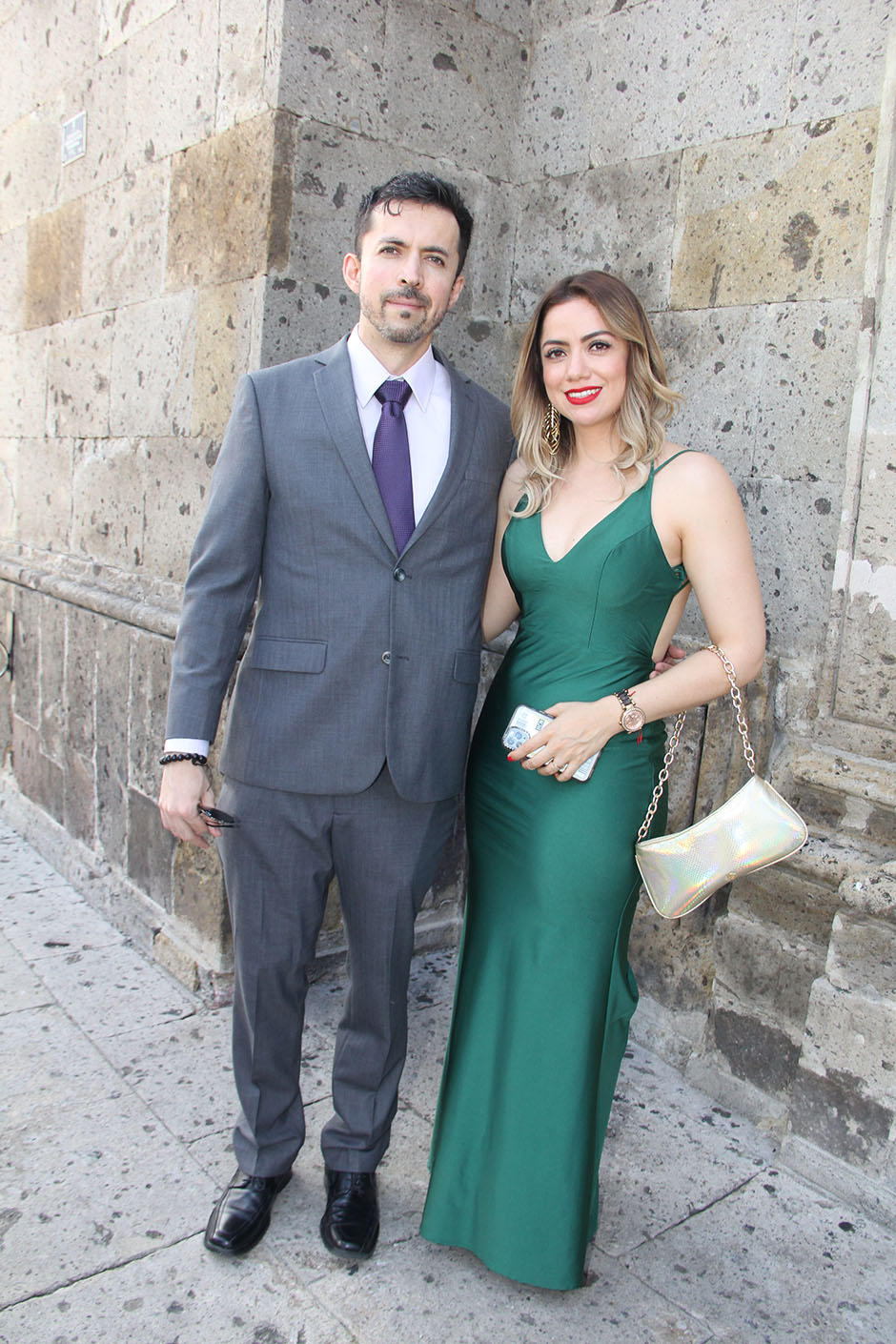 Marco Chavarría y Brenda González