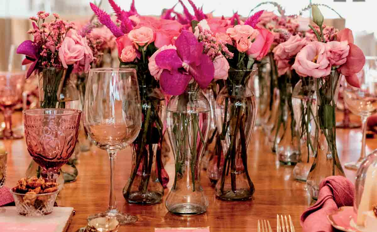Decoración con temática Shades of Pink  / Fotos: Fergo Photo