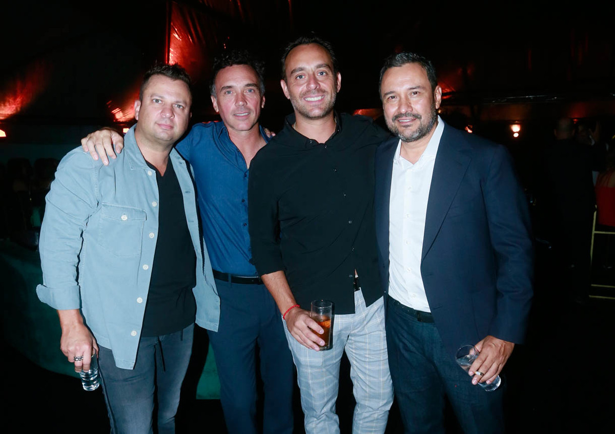 Jorge Téllez, Iván Allende, Irvin Allende y Juan Pablo Benavides