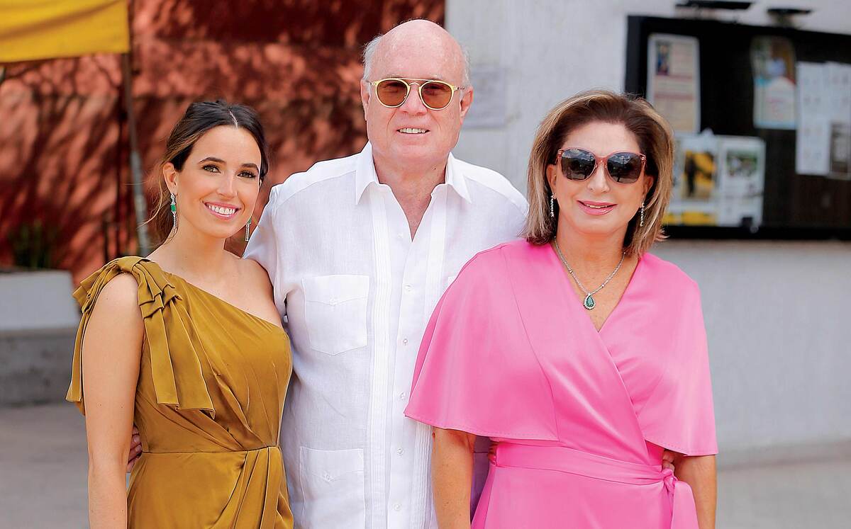 Nicole Toussaint, Javier Toussaint y Norma Nasta