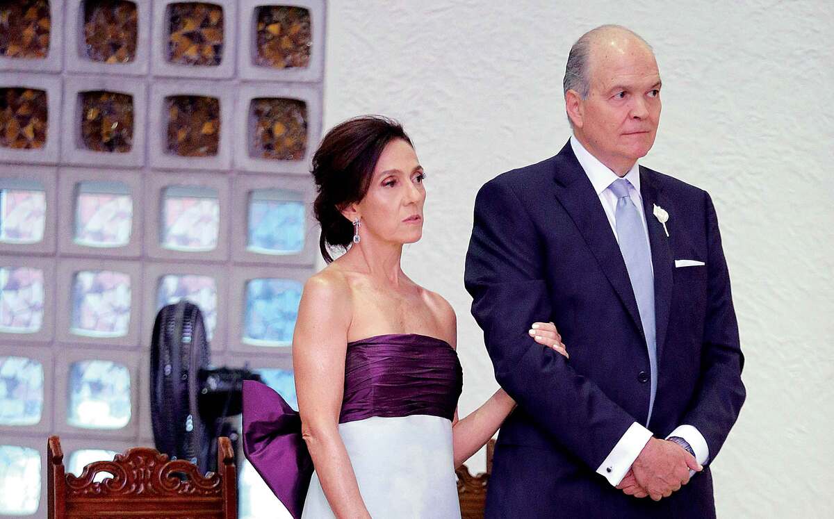 Papás de la novia. Thelma Canavati de Gómez y Ernesto Gómez