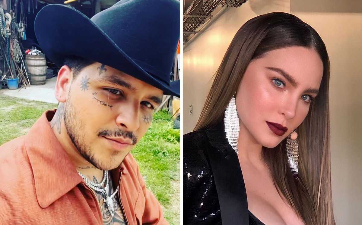 Belinda responde a insulto de fan de Christian Nodal.