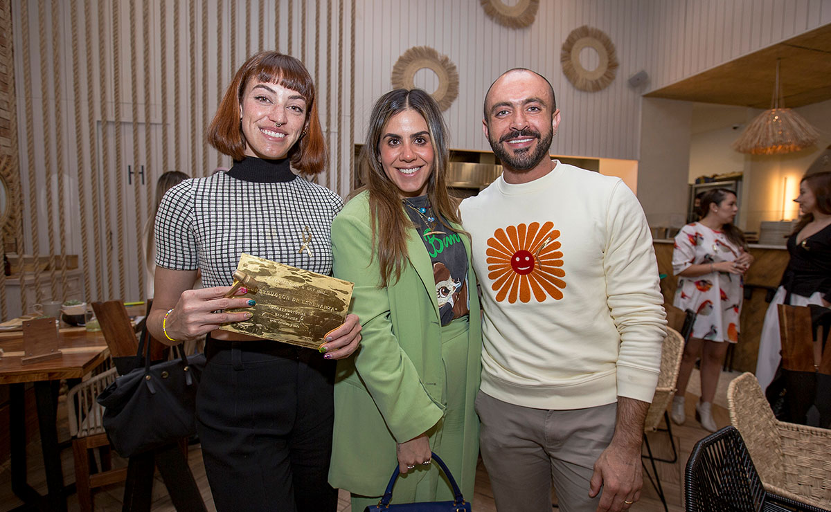 Isabela Maawad, Ana Barrera y José Nemer