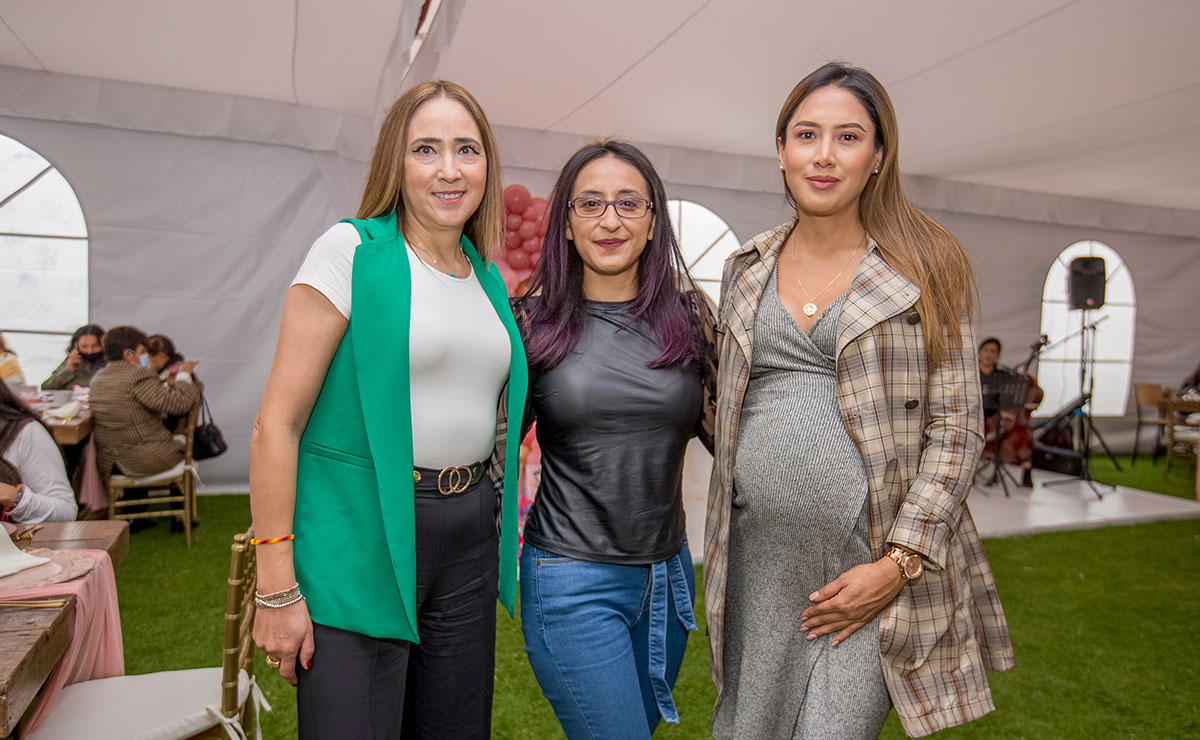Mercedes Cid, Alejandra Monroy y Giovanna Gutiérrez