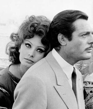 Sophia Loren y Marcello Mastroianni: Su verdadera historia de amor. (Foto: Twitter).