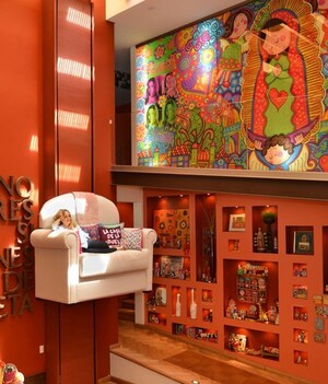 Amparín Serrano: Cómo era la casa de la diseñadora de Distroller. (Foto: Twitter).