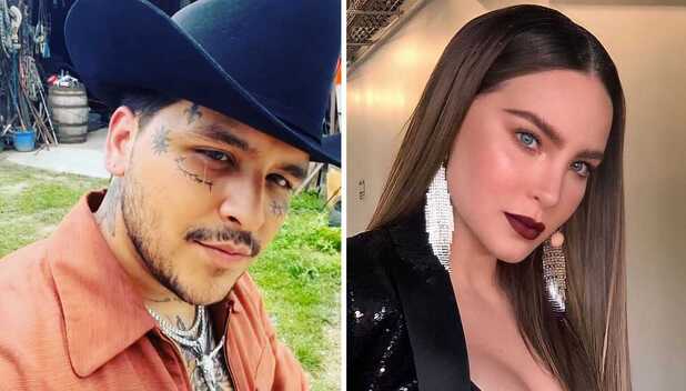 Belinda responde a insulto de fan de Christian Nodal.
