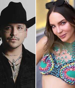 Christian Nodal dedica a Cazzu una canción que ya había dedicado a Belinda