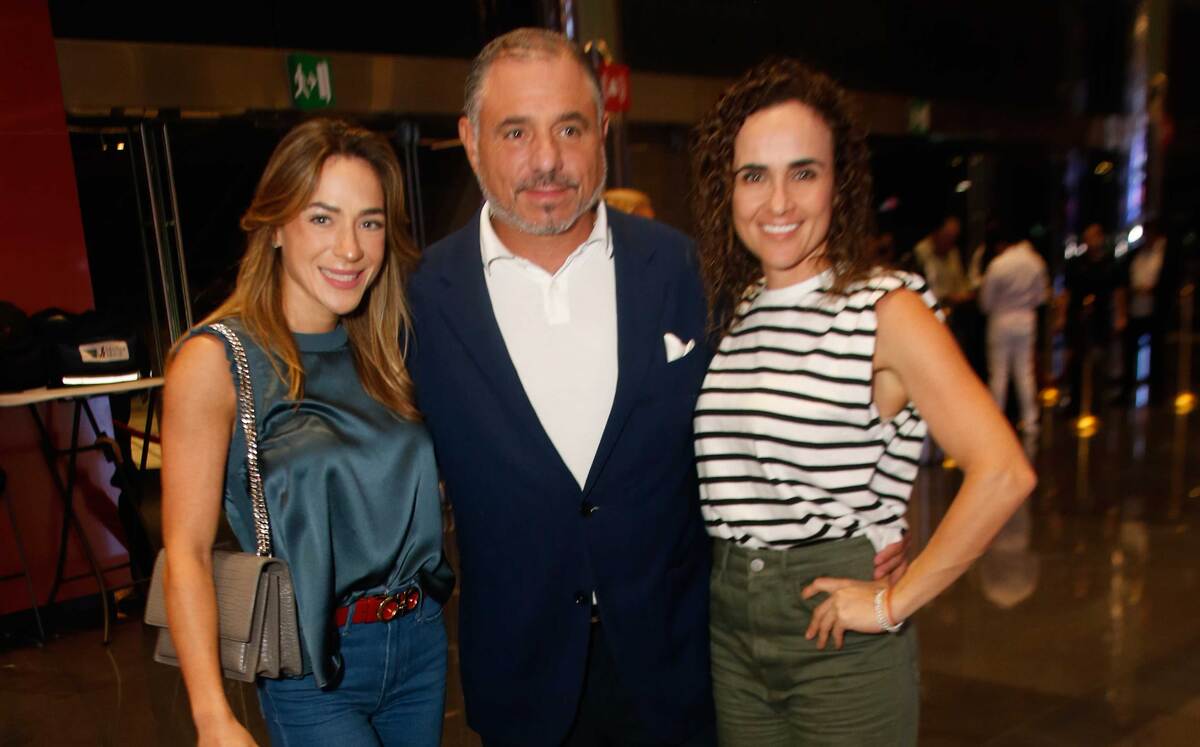 Fernanda Díaz, César Isassi y Sandra Díaz