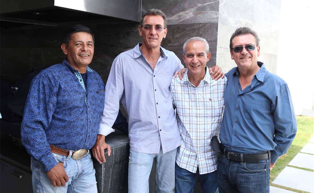 Polo, Pelón, Fernando y Tomás