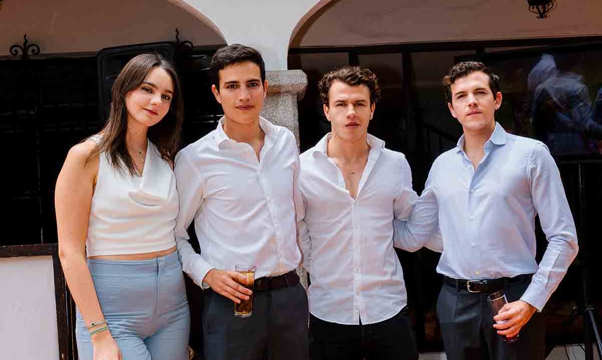 Almudena Hernández, Jose Pablo Fernández, Rodrigo Rivera y Iñigo Fernández
