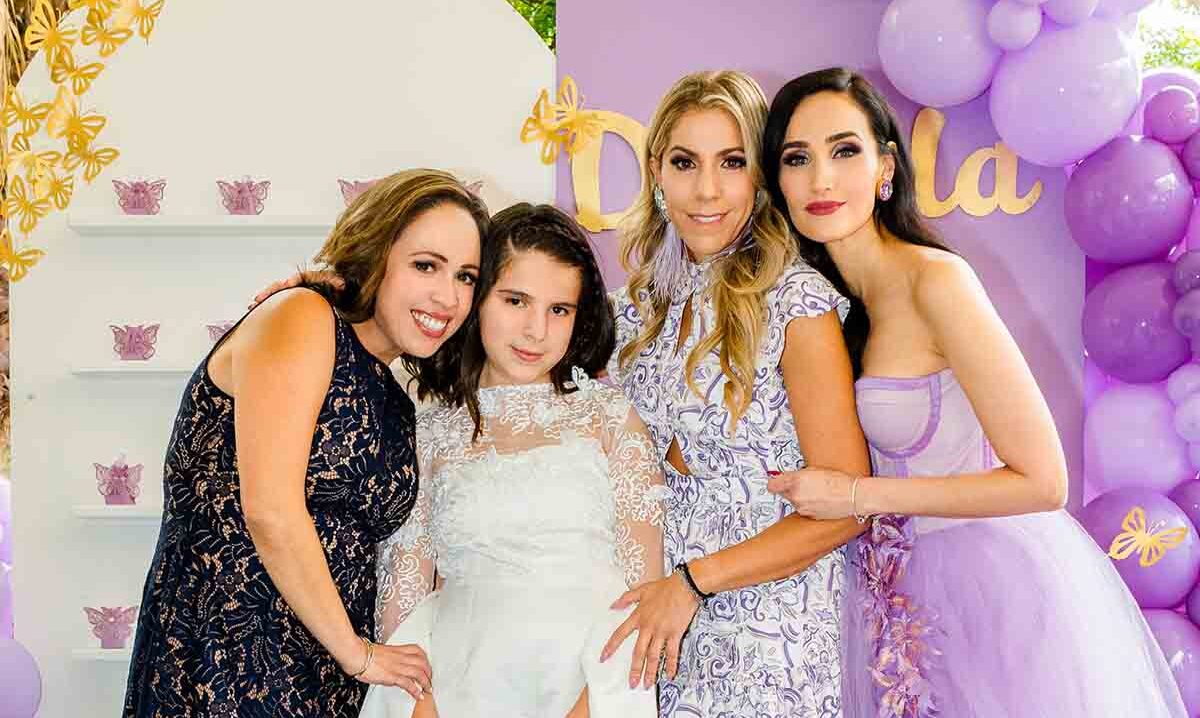 Paola Fernández, Daniela Pereda, Daniela Fernández y Paulina Loya