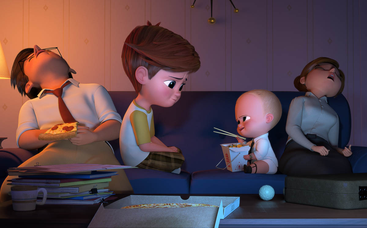 Niños y familia