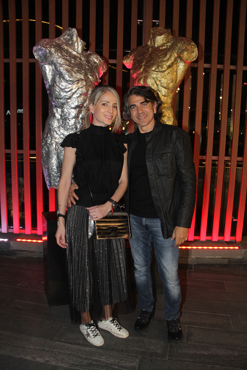 Andrea Cobens y Rafael San Juan