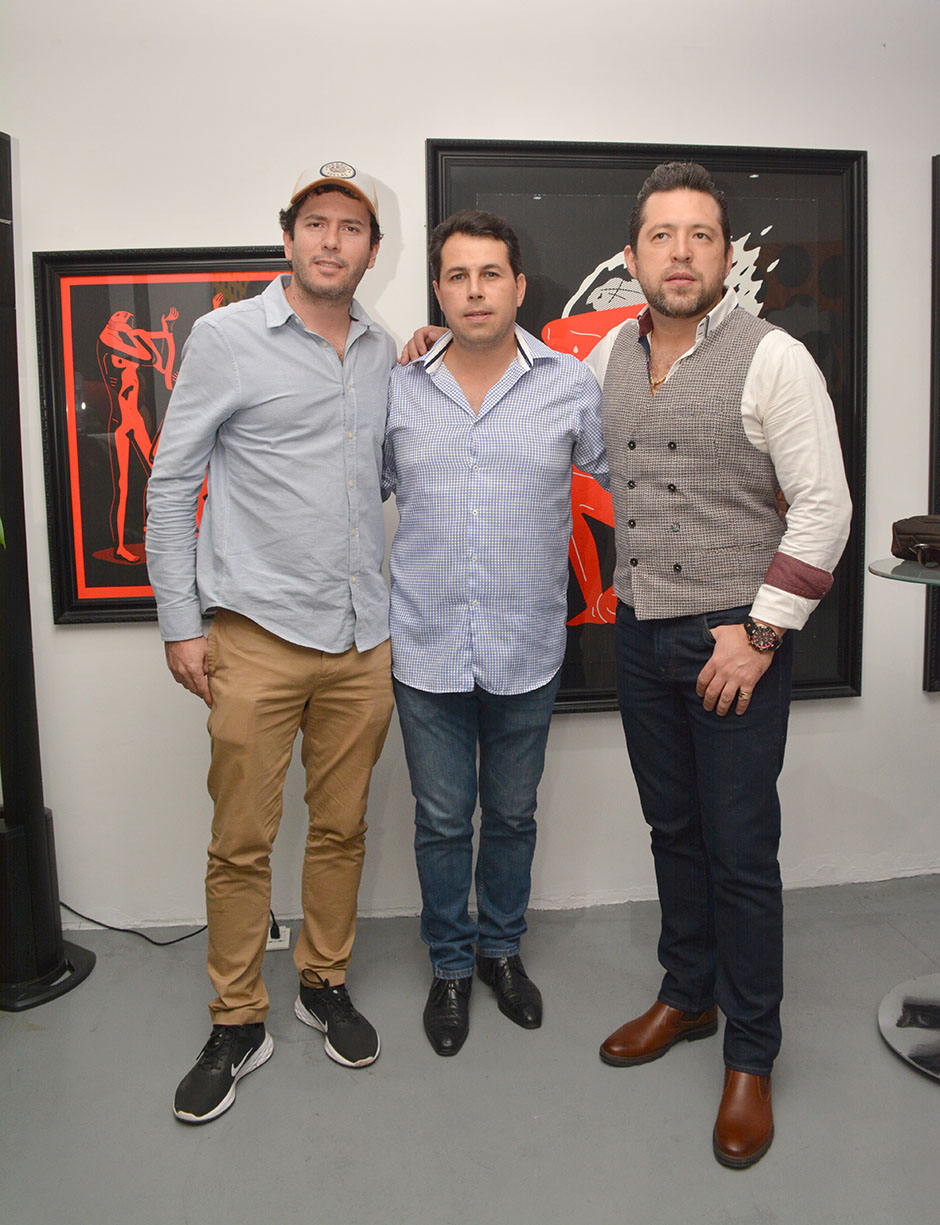 David Vázquez, Abel Tinajero y Miguel Ríos