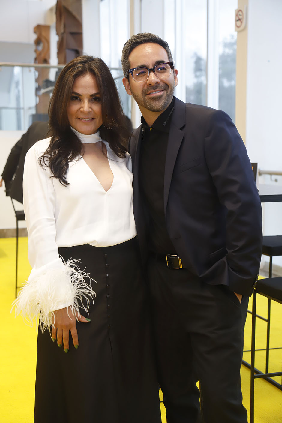 Dolores Tapia y Samuel Kischi