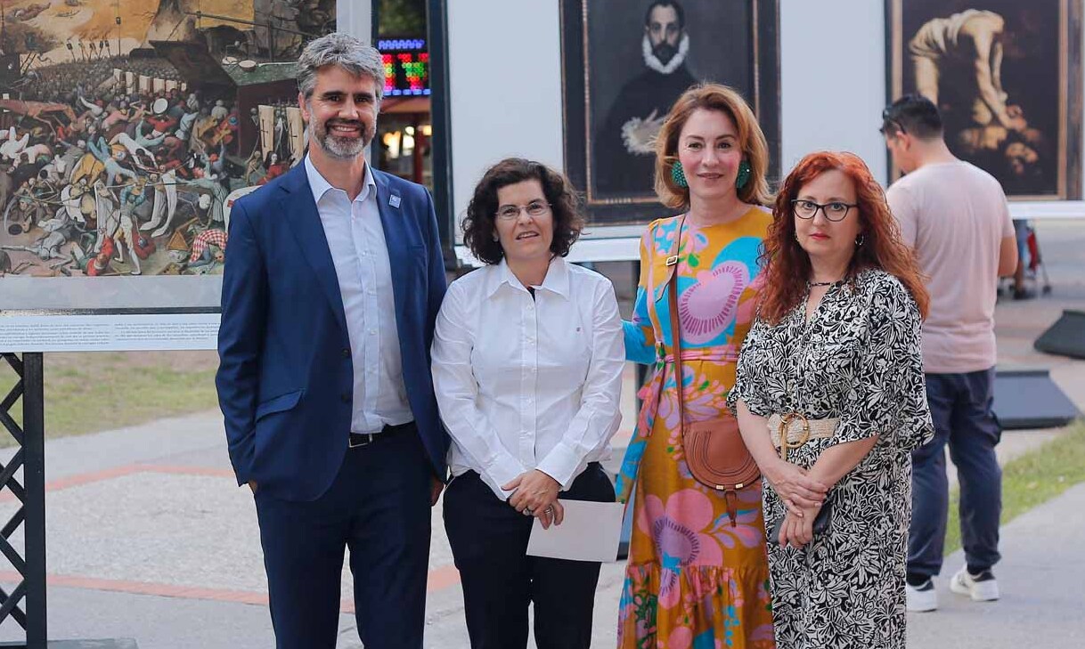 Francisco Tardío, Carolina de Manueles, Luisa Villegas y Ana Moreno