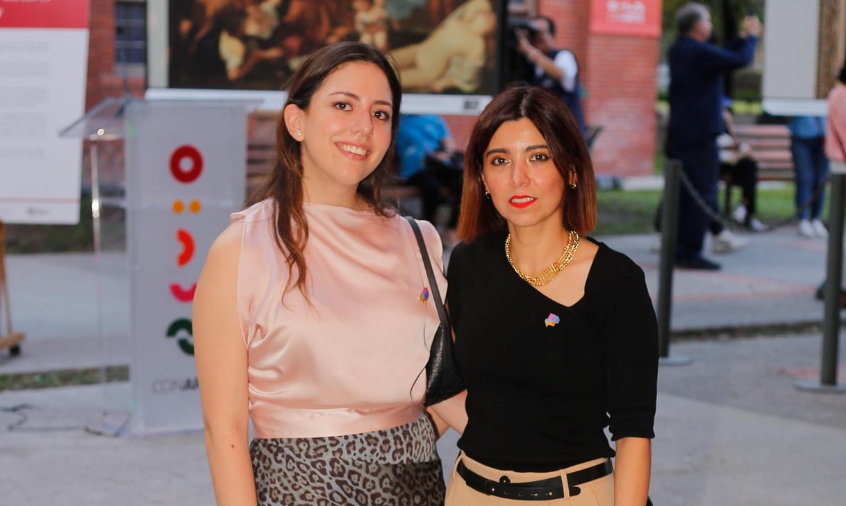 Brenda Fernández y Elisa Téllez