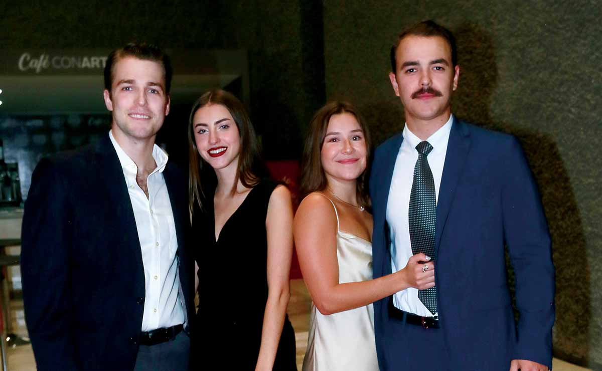 René Treviño, Daniela Peralta, Bárbara Lozano y Emilio Treviño / Fotos: Omar Valdez