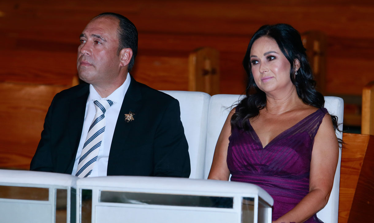 Papás del novio. Javier Flores y Rosalinda Martinez