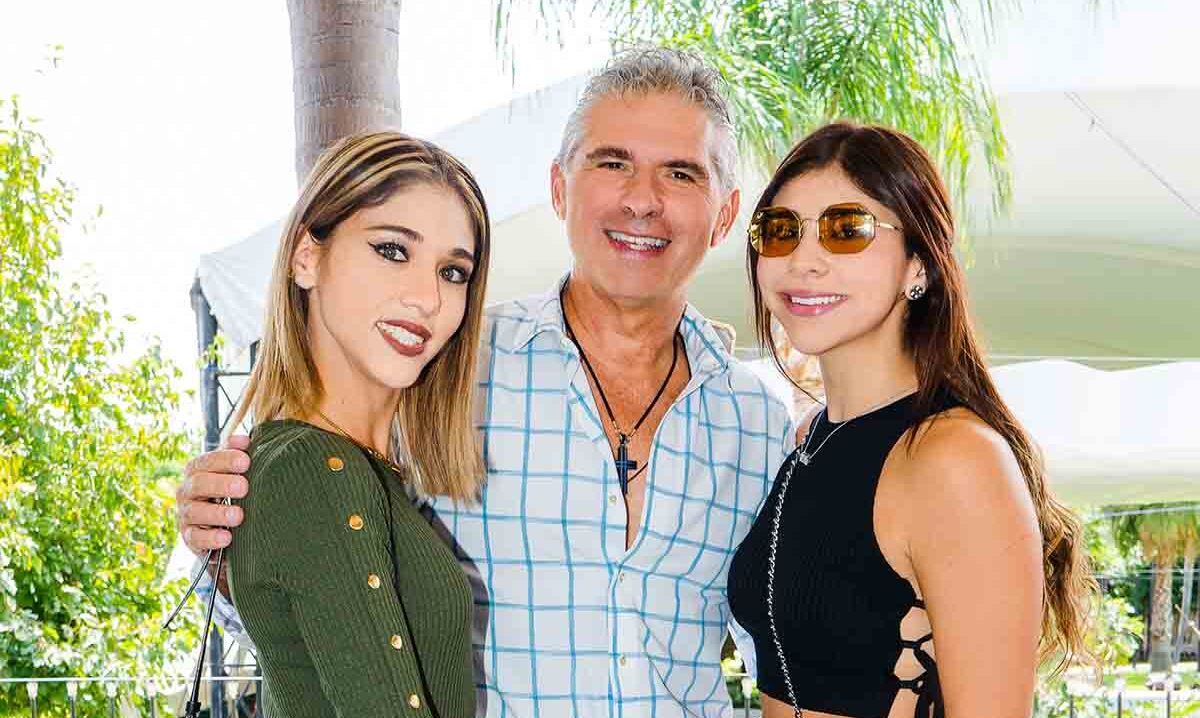 Patricia Covarrubias, Rafael Covarrubias y Miranda Covarrubias