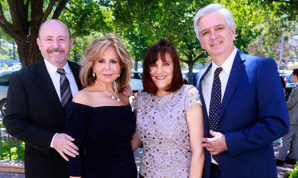 Erick Hass, Idalia Montemayor, Laura González y Eduardo Cherweel