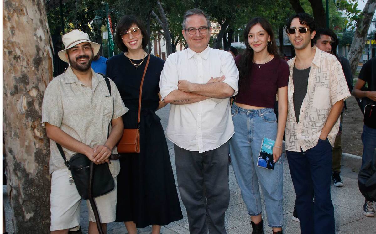 Adrián Dávila, Yoya Durán, Rodrigo Odriozola,  Michelle Lartigue y Aldo Vera
