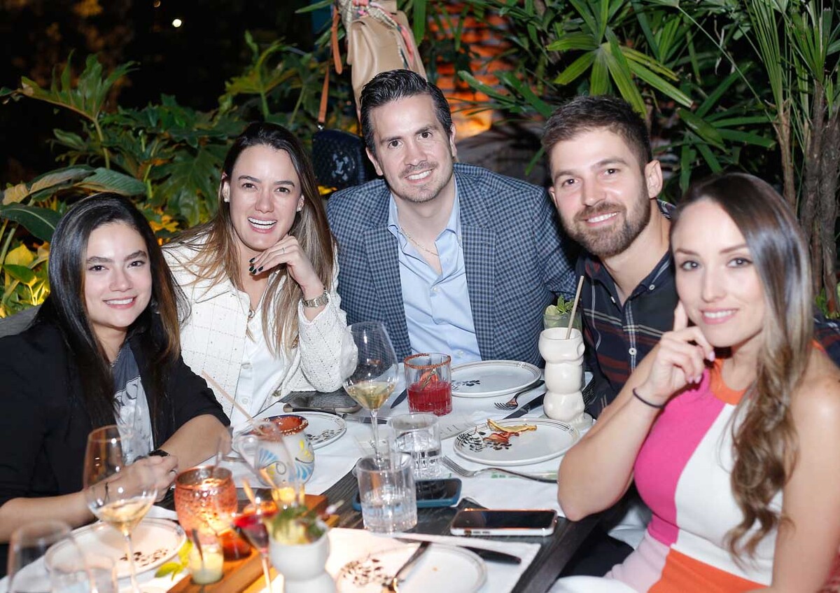 Berimé González, Angela Espinosa, Paladin Siller, Luis Martínez y Ana de la Fuente