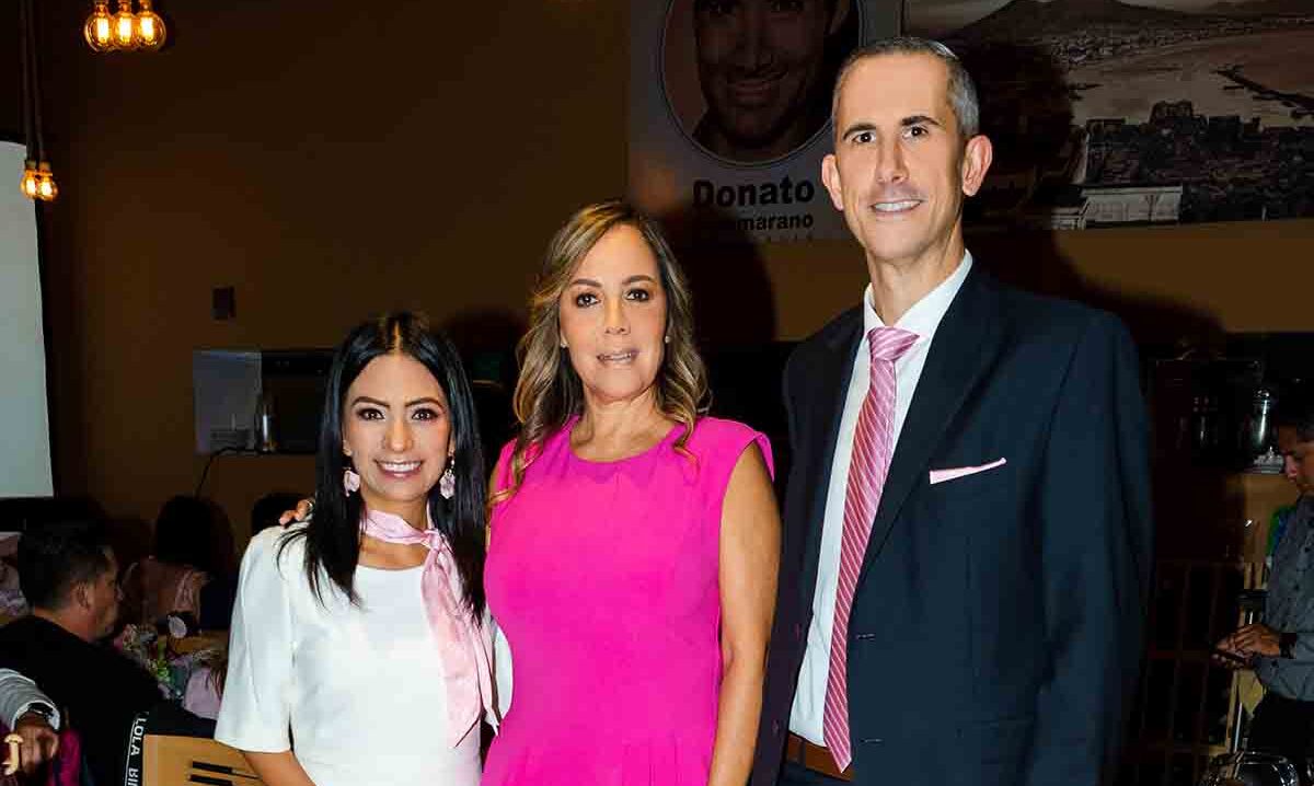Cecilia Bonifaz, Tere Guzman y Marco Manera